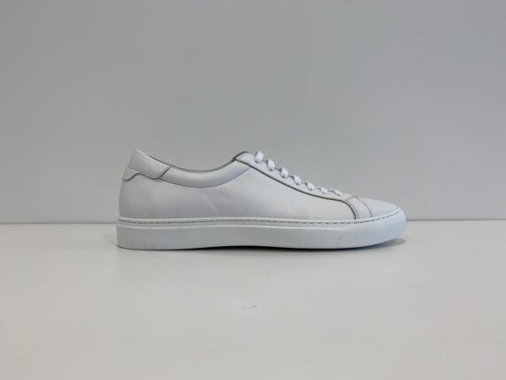 Sneaker in pelle bianca